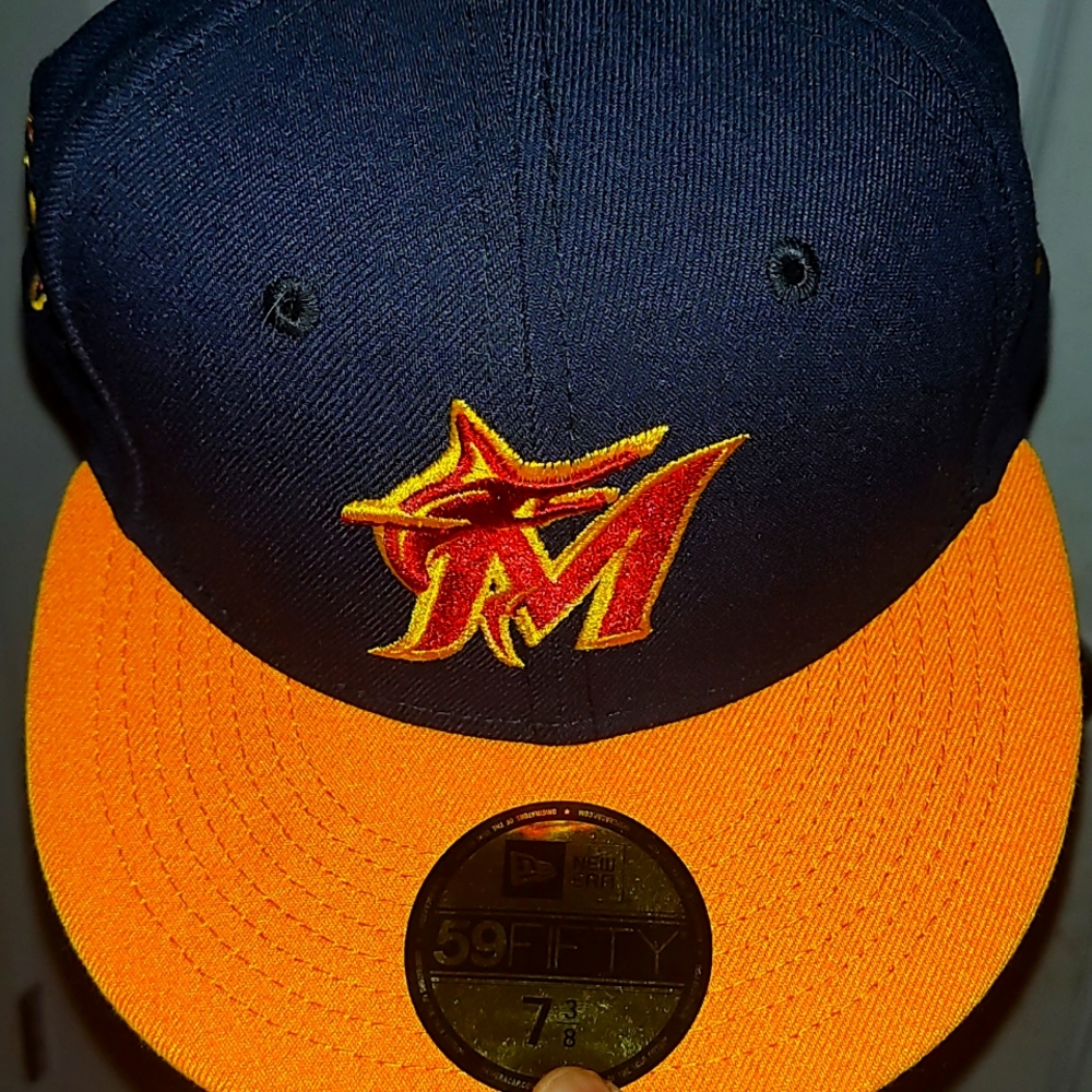 Florida marlins hat fitted 7 ⅜